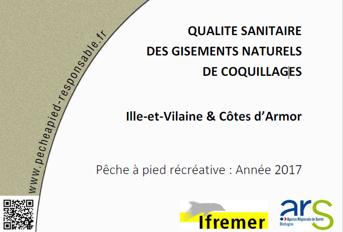 Qualité sanitaire des gisements naturels de coquillages – Côtes d’Armor & Ille et Vilaine, édition 2017