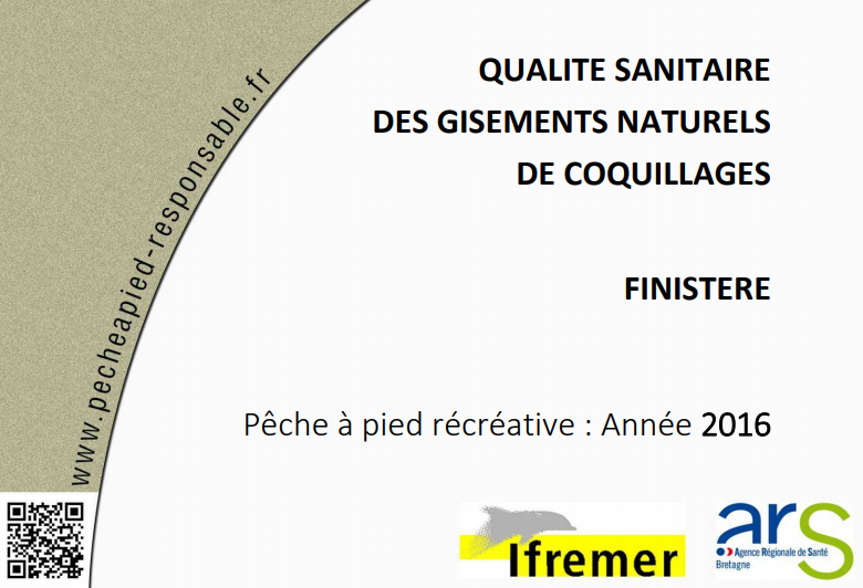 Qualité sanitaire des gisements naturels de coquillages – Finistère, édition 2016