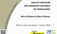 Qualité sanitaire des gisements naturels de coquillages - Côtes d'Armor & Ille-et-Vilaine, édition 2019