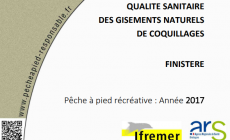 Qualité sanitaire des gisements naturels de coquillages – Finistère, édition 2017